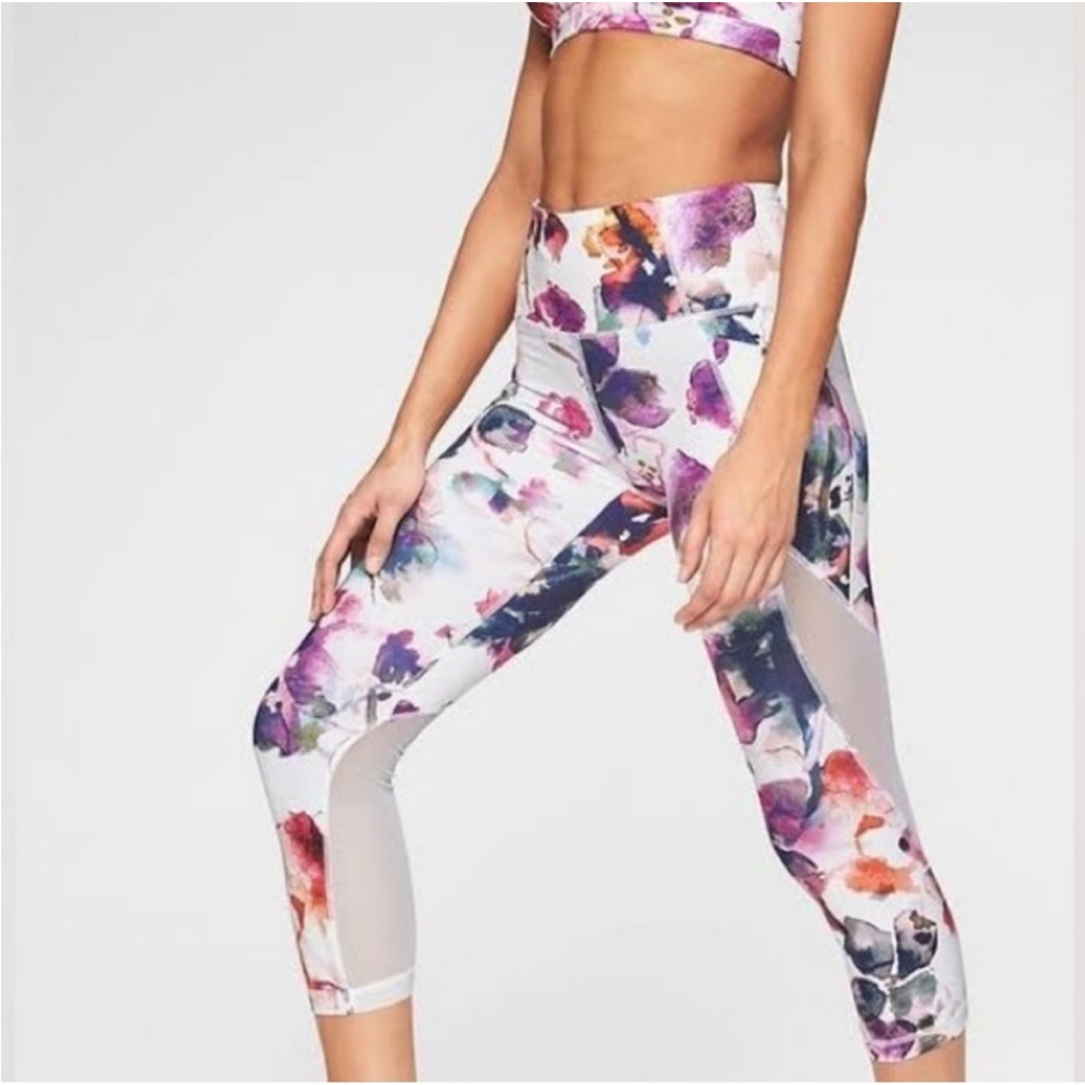 Athleta Floral Mudra Tight